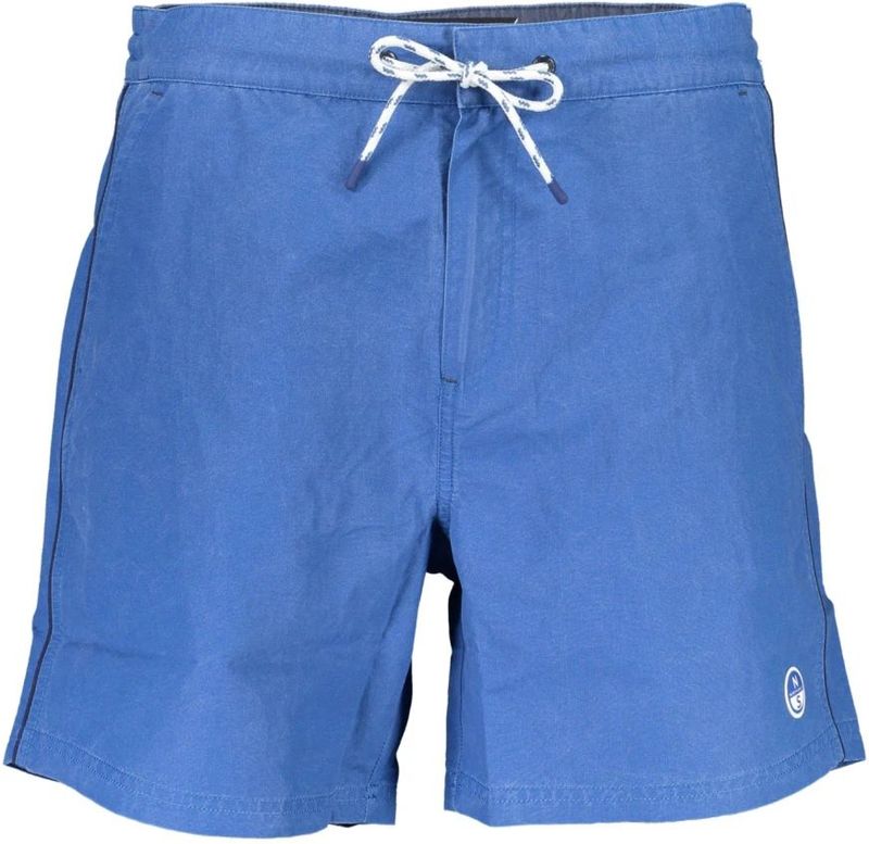 North Sails - Basic Volley - Nylon Zwemshort - Gewassen - Palmboomprint