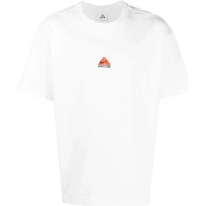 Nike, Heren, Tops, Wit, Maat: XL Katoen,