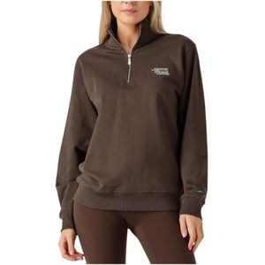 Mercer Amsterdam, Dames, Sweatshirts & Hoodies, Bruin, Maat: L Katoen,
