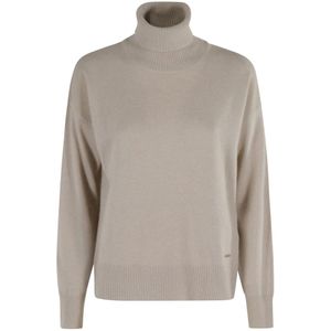 Woolrich, Dames, Truien, Beige, Maat: L Wol,