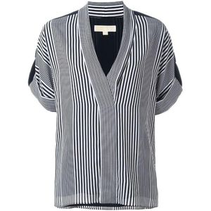 Michael Kors, Dames, Blouses & Shirts, Grijs, Maat: XS Acryl,