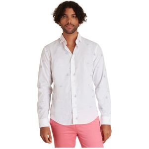 Vicomte A., Heren, Blouses & Shirts, Wit, Maat: S