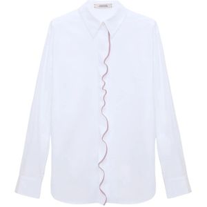 Dorothee Schumacher, Dames, Blouses & Shirts, Wit, Maat: L Katoen,