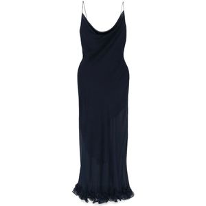 Rotate Birger Christensen, Dames, Jurken, Blauw, Maat: S