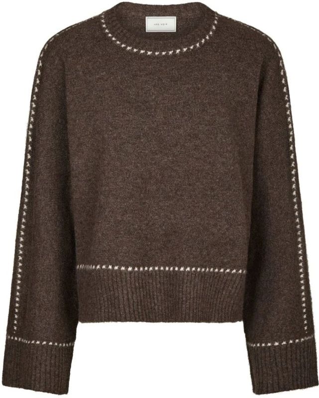 Neo Noir, Dames, Truien, Bruin, Maat: XS Wol,