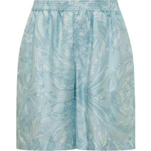 Versace, Heren, Korte broeken, Blauw, Maat: M Zijde,