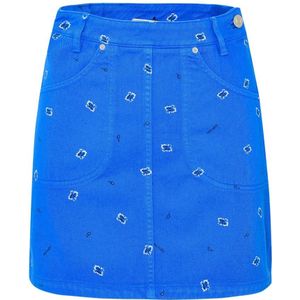 Kenzo, Dames, Rokken, Blauw, Maat: S Katoen,