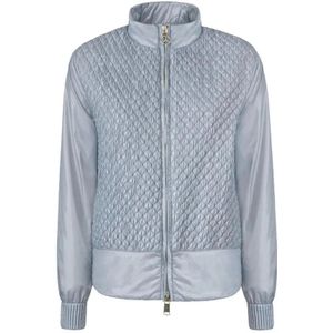 People of Shibuya - Gewatteerde Geruite Nylonjas - Blauw - Dames