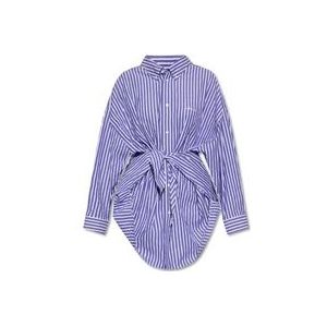 Balenciaga Shirt , Blue , Dames , Maat: XL