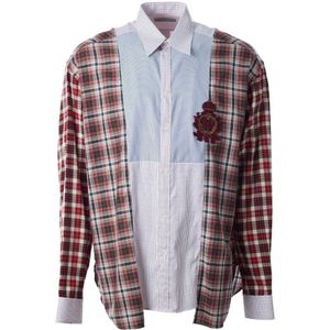 Dolce & Gabbana, Heren, Overhemden, Veelkleurig, Maat: XL