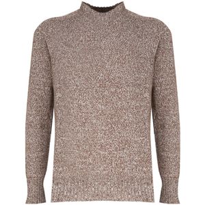 Malo, Heren, Truien, Beige, Maat: XL Kasjmier,