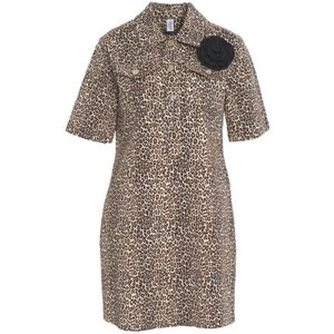 Liu Jo, Dames, Jurken, Veelkleurig, Maat: XL Katoen,