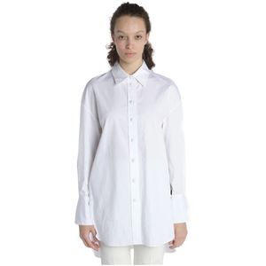 Joseph, Dames, Blouses & Shirts, Wit, Maat: L Katoen,