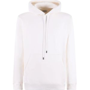 Dondup, Heren, Sweatshirts & Hoodies, Wit, Maat: 2XL
