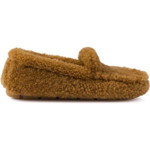 Prada - Loafers - Bruin - Loafer met Shearling