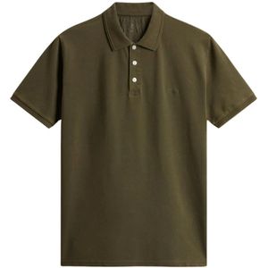 Woolrich, Heren, Tops, Groen, Maat: M Katoen,