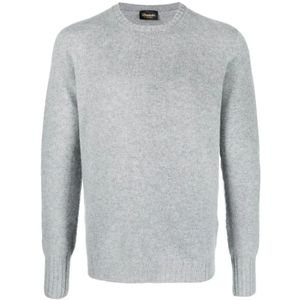 Drumohr, Heren, Truien, Grijs, Maat: M Kasjmier,