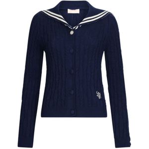 Liu Jo, Dames, Truien, Blauw, Maat: S