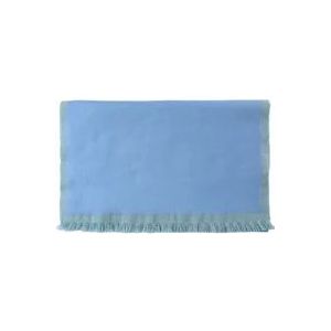 Lanvin Wollen Sjaal Blauw/Groen , Multicolor , Heren , Maat: ONE Size