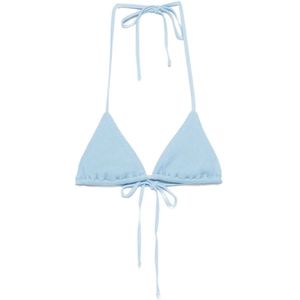 Frankies Bikinis, Dames, Badkleding, Blauw, Maat: M Katoen,