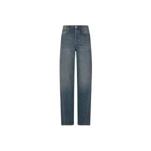 Lanvin Baggy Twisted Leg Broek in Blauw , Blue , Heren , Maat: W32