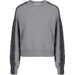 Iceberg, Dames, Sweatshirts & Hoodies, Grijs, Maat: XS Katoen,