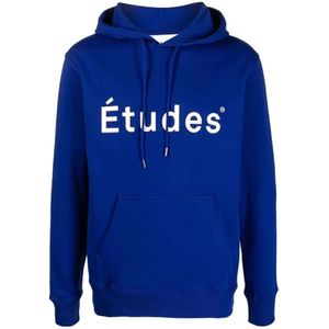 Études, Heren, Sweatshirts & Hoodies, Blauw, Maat: S