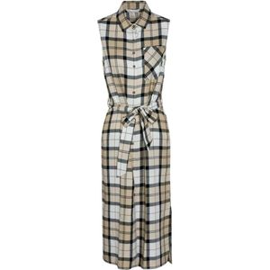Barbour, Dames, Jurken, Beige, Maat: L Linnen,