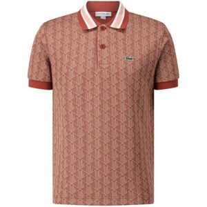 Lacoste, Heren, Tops, Bruin, Maat: M Katoen,