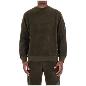 C.p. Company, Heren, Sweatshirts & Hoodies, Groen, Maat: M Katoen,