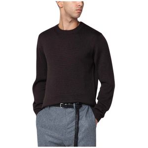 Roberto Collina, Heren, Truien, Bruin, Maat: 2XL