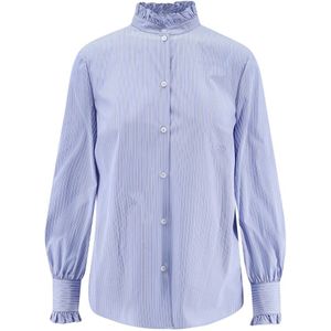 Valentino Garavani - Blouse - Blauw - Katoen