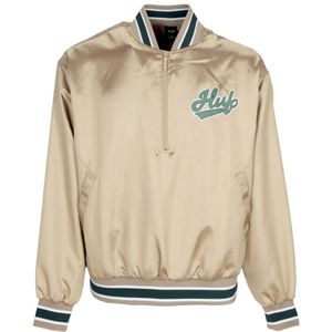 Huf, Heren, Jassen, Beige, Maat: M Satijn,