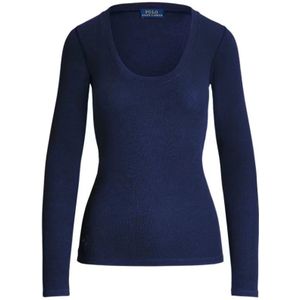 Polo Ralph Lauren, Dames, Tops, Blauw, Maat: S