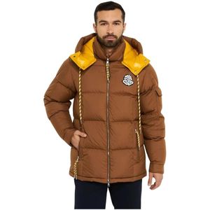 Moncler, Heren, Jassen, Bruin, Maat: XL