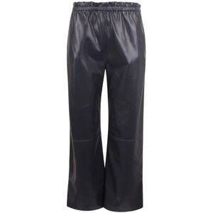 Nanushka, Dames, Broeken, Grijs, Maat: M Leer,