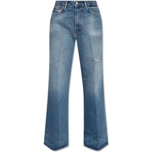 Acne Studios, Dames, Jeans, Blauw, Maat: W29 L32 Katoen,