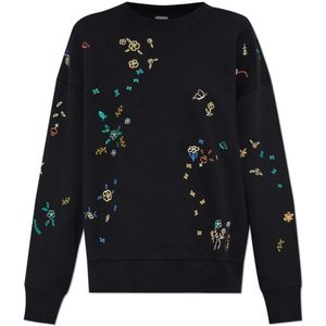 PS By Paul Smith, Dames, Sweatshirts & Hoodies, Zwart, Maat: M Katoen,