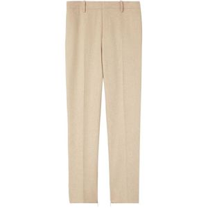 Off White, Heren, Broeken, Beige, Maat: M Wol,