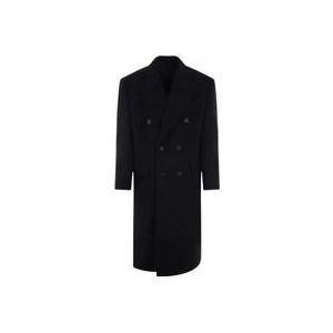 Balenciaga Coats , Black , Heren , Maat: S