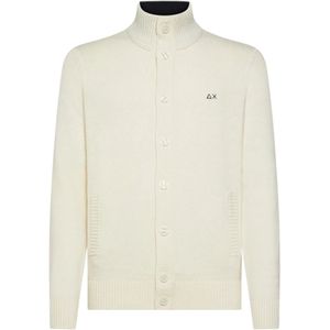 Sun68, Heren, Truien, Wit, Maat: S Wol,