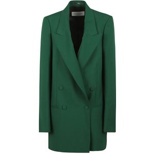 Dries Van Noten, Dames, Jassen, Groen, Maat: XS Wol,