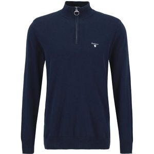Barbour, Heren, Truien, Blauw, Maat: S Katoen,