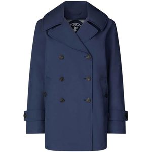 Save The Duck, Dames, Mantels, Blauw, Maat: M Poliester,