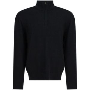 Vince, Heren, Truien, Zwart, Maat: L Kasjmier,