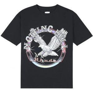 Rhude, Heren, Tops, Zwart, Maat: XS Katoen,