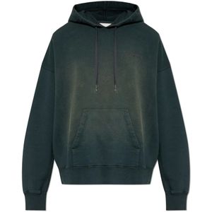 Golden Goose, Heren, Sweatshirts & Hoodies, Grijs, Maat: L Katoen,