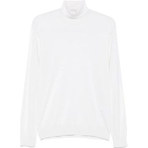 Fedeli, Heren, Truien, Wit, Maat: 4XL Kasjmier,