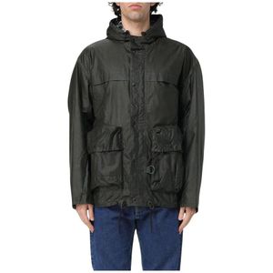 Barbour, Heren, Jassen, Groen, Maat: L Katoen,