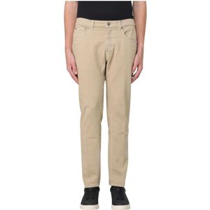 Dondup, Heren, Jeans, Beige, Maat: W34 Katoen,